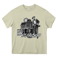 Mossy the ghost and mr chicken green Heavy Core Tee - FloraArt