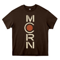 Chocolate Brown Vintage MCRN Uniform Heavy Core Tee - FloraArt