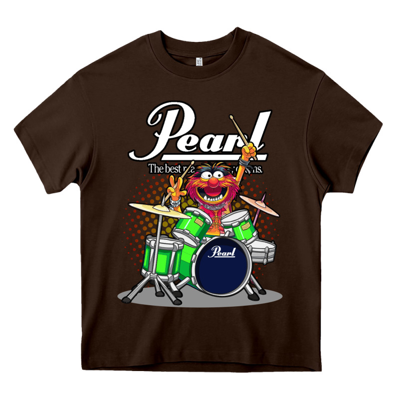Animal Drummer Pearl Drums Heavy Core Tee by FloraArt | Teevron