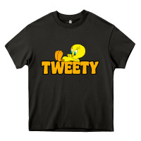 Asphalt tweety Heavy Core Tee - FloraArt