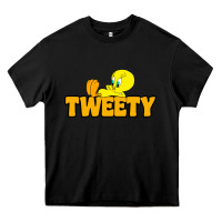 Black tweety Heavy Core Tee - FloraArt