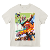 Cream KIKAIDA POSTER Heavy Core Tee - FloraArt