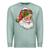 Seafoam santa with snow Premium Sweatshirt - RanaPortraitStore