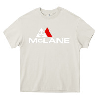 Cream cool mclane design Heavy Core Tee - FloraArt