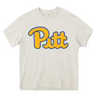 Cream Pitt Panthers Heavy Core Tee - FloraArt