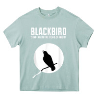 Arona blackbird singing in the dead of night t shirt Heavy Core Tee - FloraArt