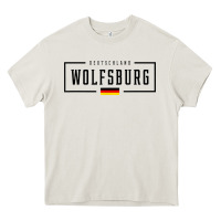 Cream wolfsburg deutschland germany german flag Heavy Core Tee - FloraArt