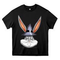 Black bugs bunny Heavy Core Tee - FloraArt