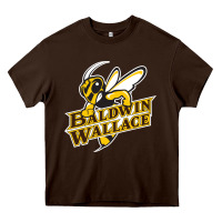 Chocolate Brown baldwin wallace university yellowjackets Heavy Core Tee - FloraArt