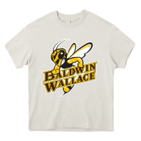 Cream Baldwin wallace university yellowjackets Heavy Core Tee - FloraArt