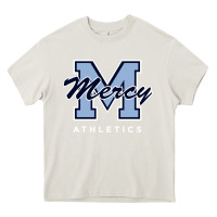 Cream mercy high school (burlingame, california) Heavy Core Tee - FloraArt