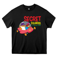 Black Secret Squirrel  51 Heavy Core Tee - FloraArt