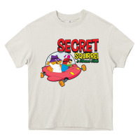 Cream Secret Squirrel  51 Heavy Core Tee - FloraArt