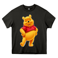 Asphalt pooh Heavy Core Tee - FloraArt