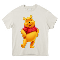 Cream pooh Heavy Core Tee - FloraArt