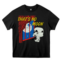 Black thats no moon Heavy Core Tee - FloraArt