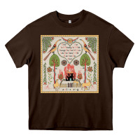 Chocolate Brown Alex G Merch Blessing Shirt Heavy Core Tee - FloraArt