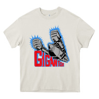 Cream Gigantor Essentia Heavy Core Tee - FloraArt