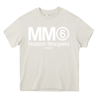 Cream mm6 maison margiela Heavy Core Tee - FloraArt