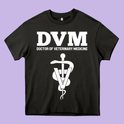 Doctor Of Veterinary Medicine Dvm Veterinarian Vet Tech Heavy Core Tee Designed By Floraart
