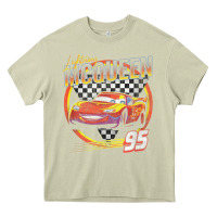 Mossy cars lightning mcqueen Heavy Core Tee - FloraArt