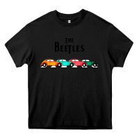 Black beetles Heavy Core Tee - FloraArt