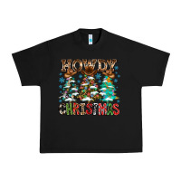 Black Howdy Christmas Urban Heavy Tee - CowhideDigitalArt