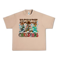 Burro Howdy Christmas Urban Heavy Tee - CowhideDigitalArt
