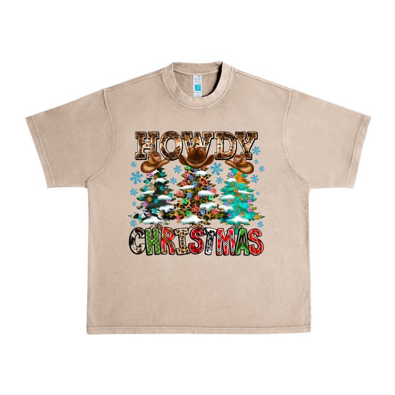 Howdy Christmas Urban Heavy Tee by CowhideDigitalArt | Teevron