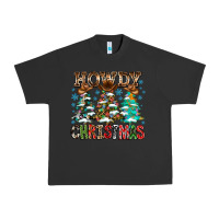 Pigment Black Howdy Christmas Urban Heavy Tee - CowhideDigitalArt