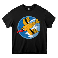 Black Ww2 91St Bomb Squadron Flying Fortress Soaring Bird Patch Heavy Core Tee - FloraArt