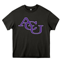 Asphalt ACU ABILENE CHRISTIAN UNIVERSITY Heavy Core Tee - FloraArt