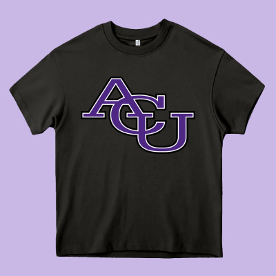 Acu Abilene Christian University Heavy Core Tee Designed By Floraart
