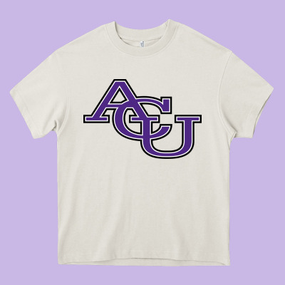 Acu Abilene Christian University Heavy Core Tee Designed By Floraart