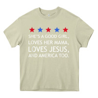 Mossy she's a good girl, she's loves her mama, loves jesus t shirt Heavy Core Tee - FloraArt