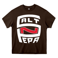 Chocolate Brown salt n pepa Heavy Core Tee - FloraArt