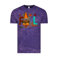 Cloud Purple Fall Vibes Vintage Tee - CowhideDigitalArt