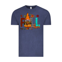Vintage Denim Fall Vibes Vintage Tee - CowhideDigitalArt