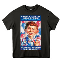Asphalt alfred e. neuman for president Heavy Core Tee - FloraArt