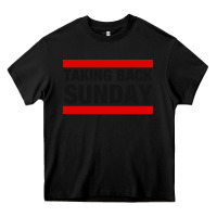 Black TAKING BACK SUNDAY Heavy Core Tee - FloraArt