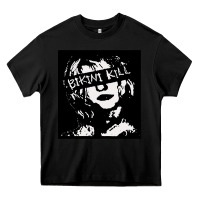 Black Vintage Bikini Kill Women Classic Heavy Core Tee - FloraArt