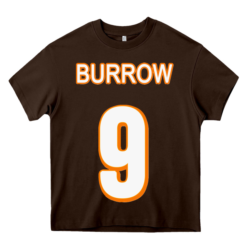 Burrow Jersey Heavy Core Tee by FloraArt | Teevron