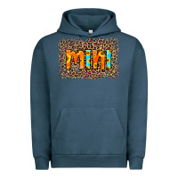Pigment Midnight Navy Leopard Sunflower Mimi Urban Hoodie - RanaPortraitStore
