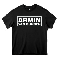 Black armin van buuren Heavy Core Tee - FloraArt