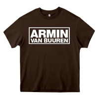 Chocolate Brown armin van buuren Heavy Core Tee - FloraArt