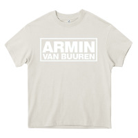 Cream armin van buuren Heavy Core Tee - FloraArt