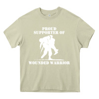 Mossy wounded warrior Heavy Core Tee - FloraArt