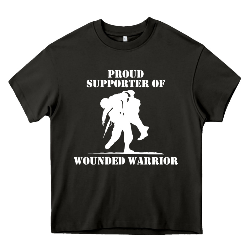 Wounded Warrior Heavy Core Tee by FloraArt | Teevron