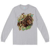 Moon Dust missouri horse floral background Long Sleeve Tee - LillyAllenDesigns