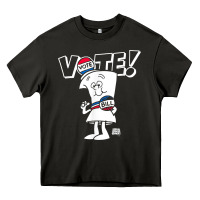 Schoolhouse Rock Vote With Bill With White Type T Shirt Heavy Core Tee | Teevron